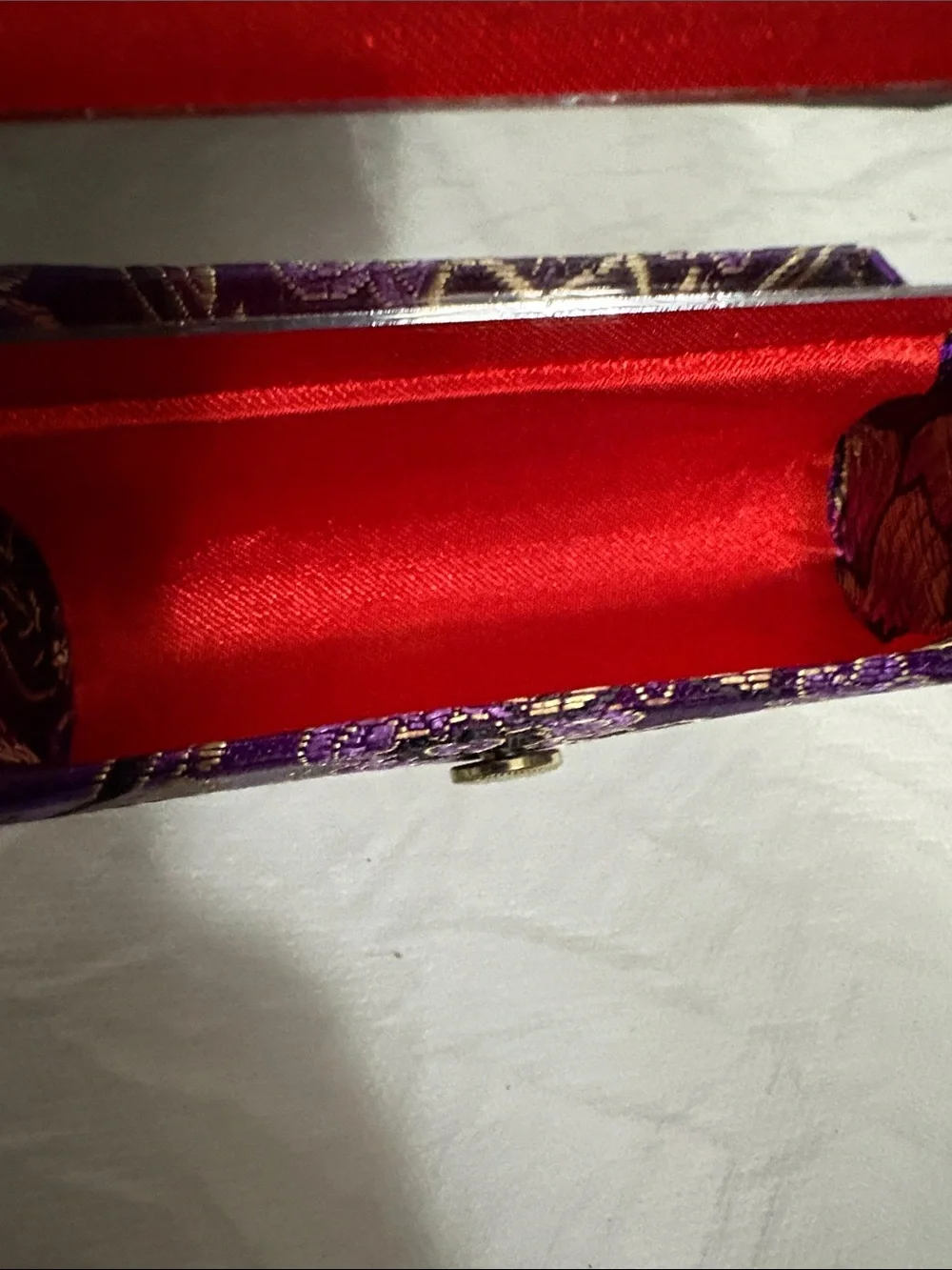 Floral Brocade lipstick case